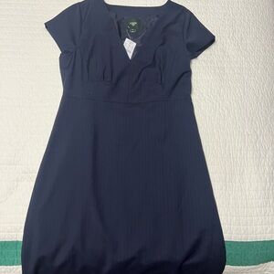 J. Crew Navy Midi Dress